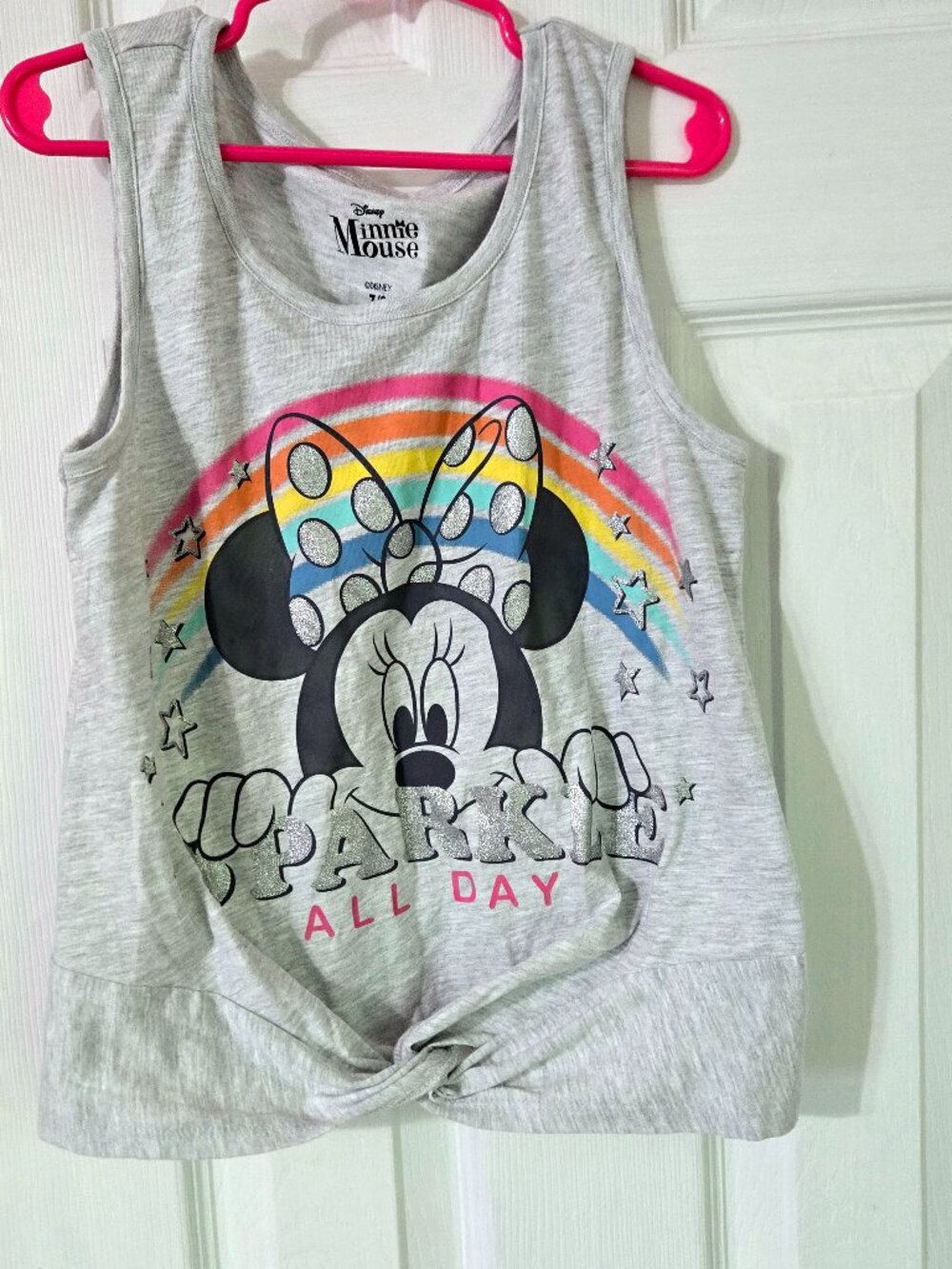 Minnie Mouse Tank Top - Size 7/8
